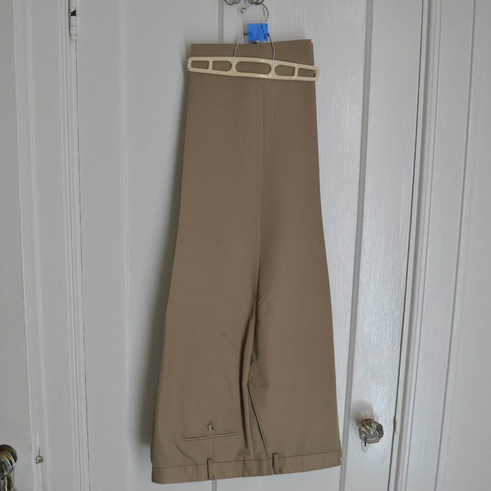 Paul Fredrick Men's Slacks - Khaki, Size 48